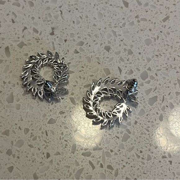 Synthetic Cubic Zirconia Round Delicate Earrings - Picture 8 of 13